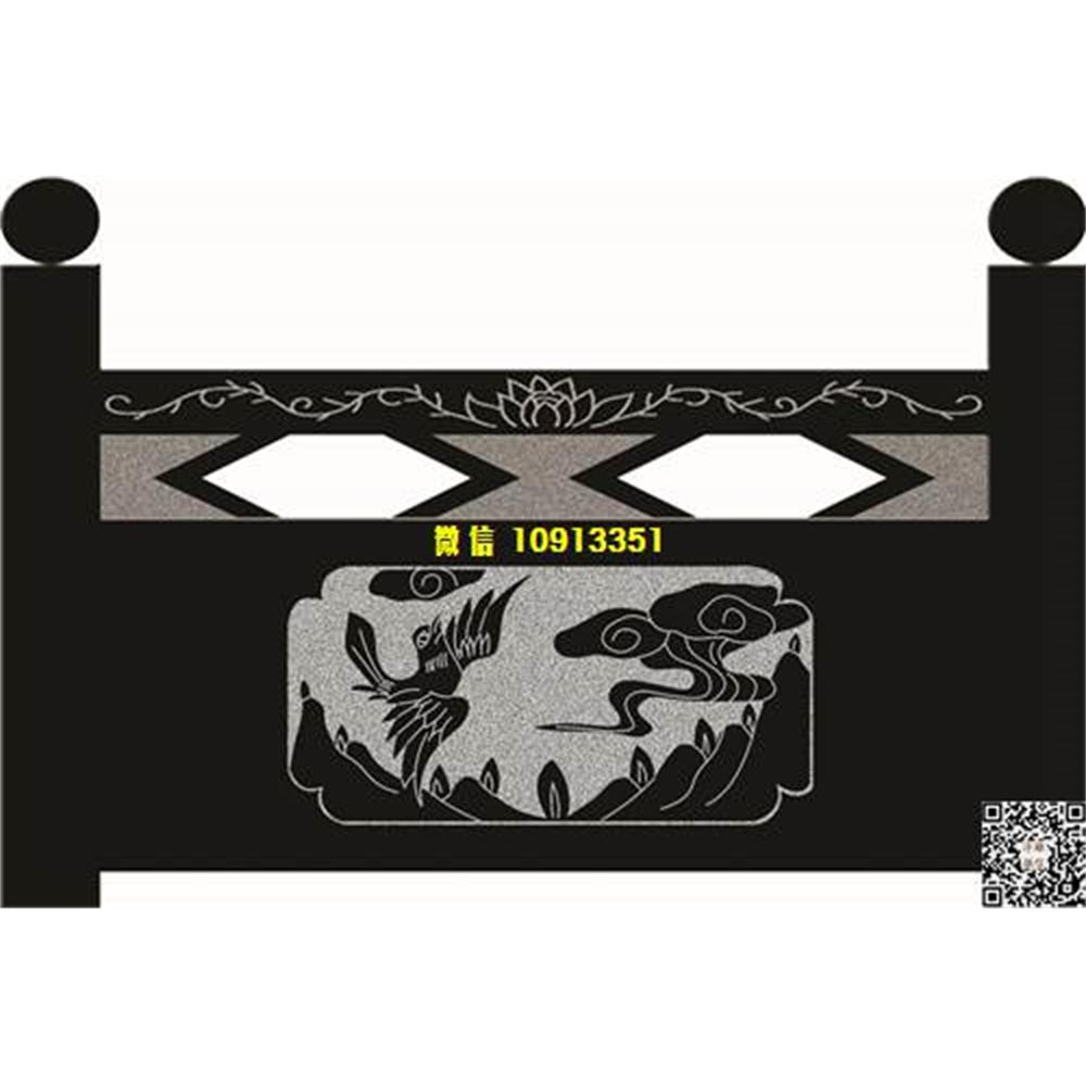 精雕图185鸟祥云栏板精雕图线雕图线条图单线铣底图_电脑雕刻plt文泰矢量图精雕图浮雕图